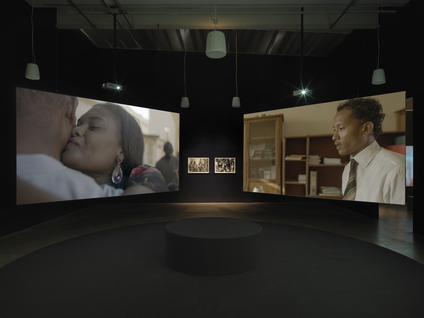 Exhibition view, Tuan Andrew Nguyen: Radiant Remembrance, The New Museum, New York, NY, June 29 - September 17, 2023. Photo...