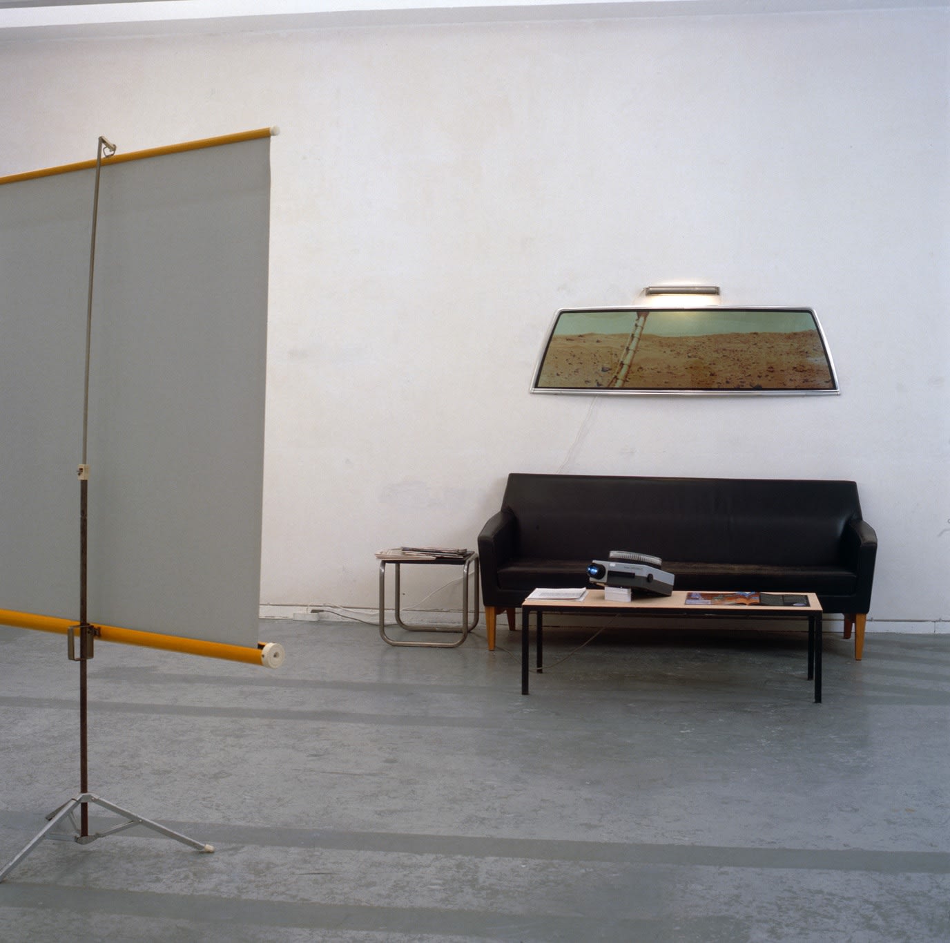 Exhibition view: Laura Emrick, Regolith and Reproduction, Esther Schipper, Cologne, 1991. Photo © Lothar Schnepf