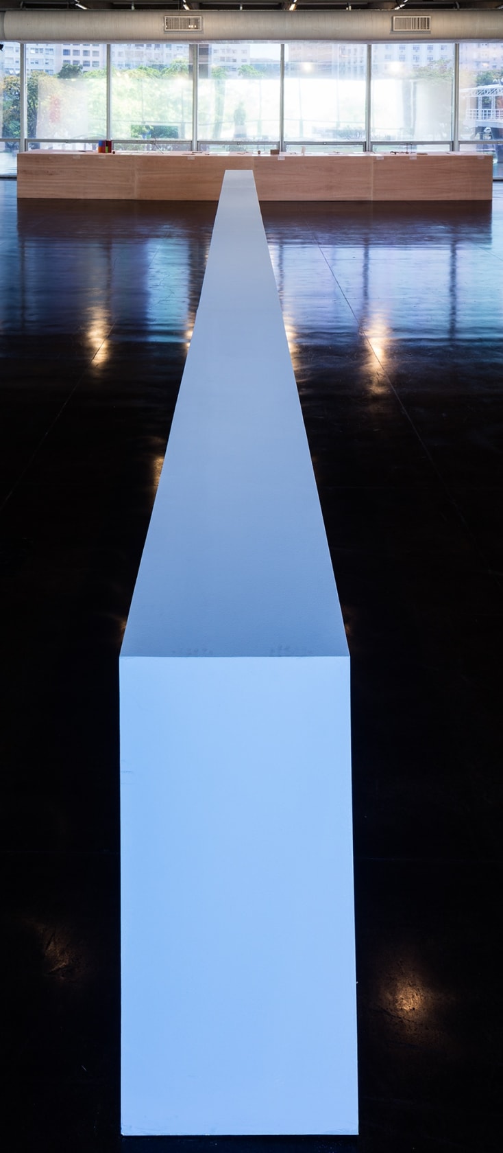 Exhibition view: Daniel Steegmann Mangrané and Philippe Van Snick, Museu de Arte Moderna, Rio de Janeiro, 2015 Photo © Jaime...