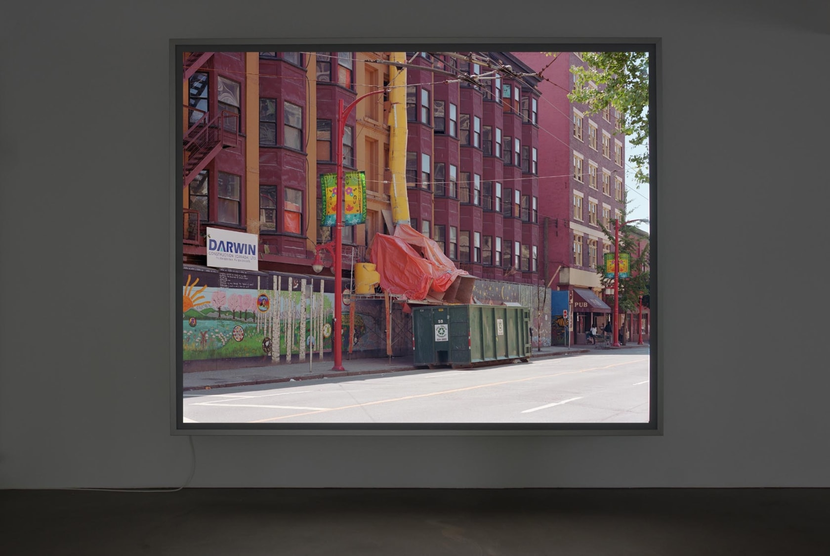 Hotels, Carrall St., Vancouver, 2006 Transparency in light-box 249 x 312 x 26,5 cm Photo © Johnen Galerie, Berlin