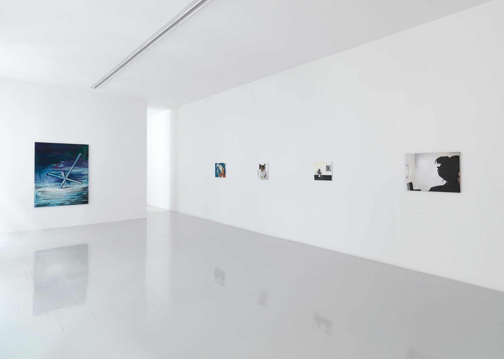 Exhibition view: Wilhelm Sasnal, Johnen Galerie, Berlin, 2010 Photo © Jens Ziehe