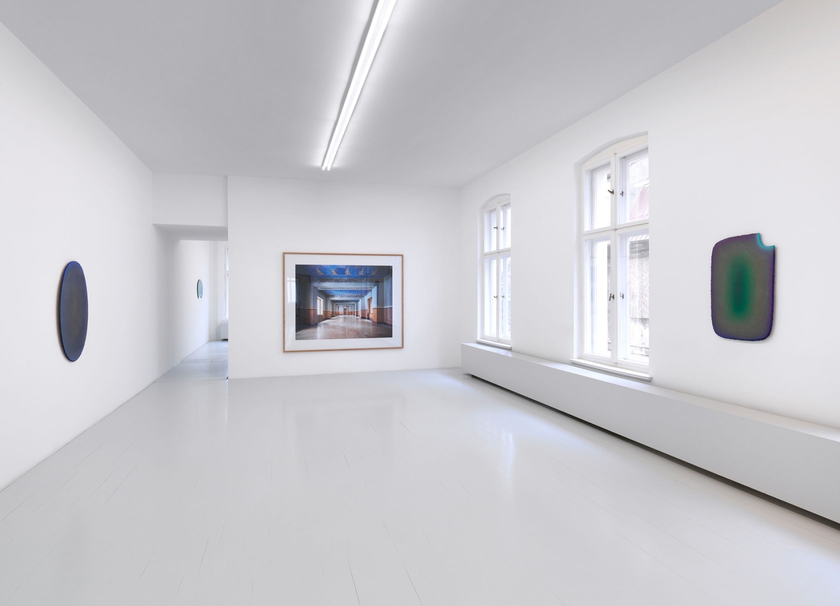 Exhibition view: Candida Höfer, Neues Museum Berlin / Raimer Jochims, Johnen Galerie, Berlin, 2012 Photo © Jens Ziehe