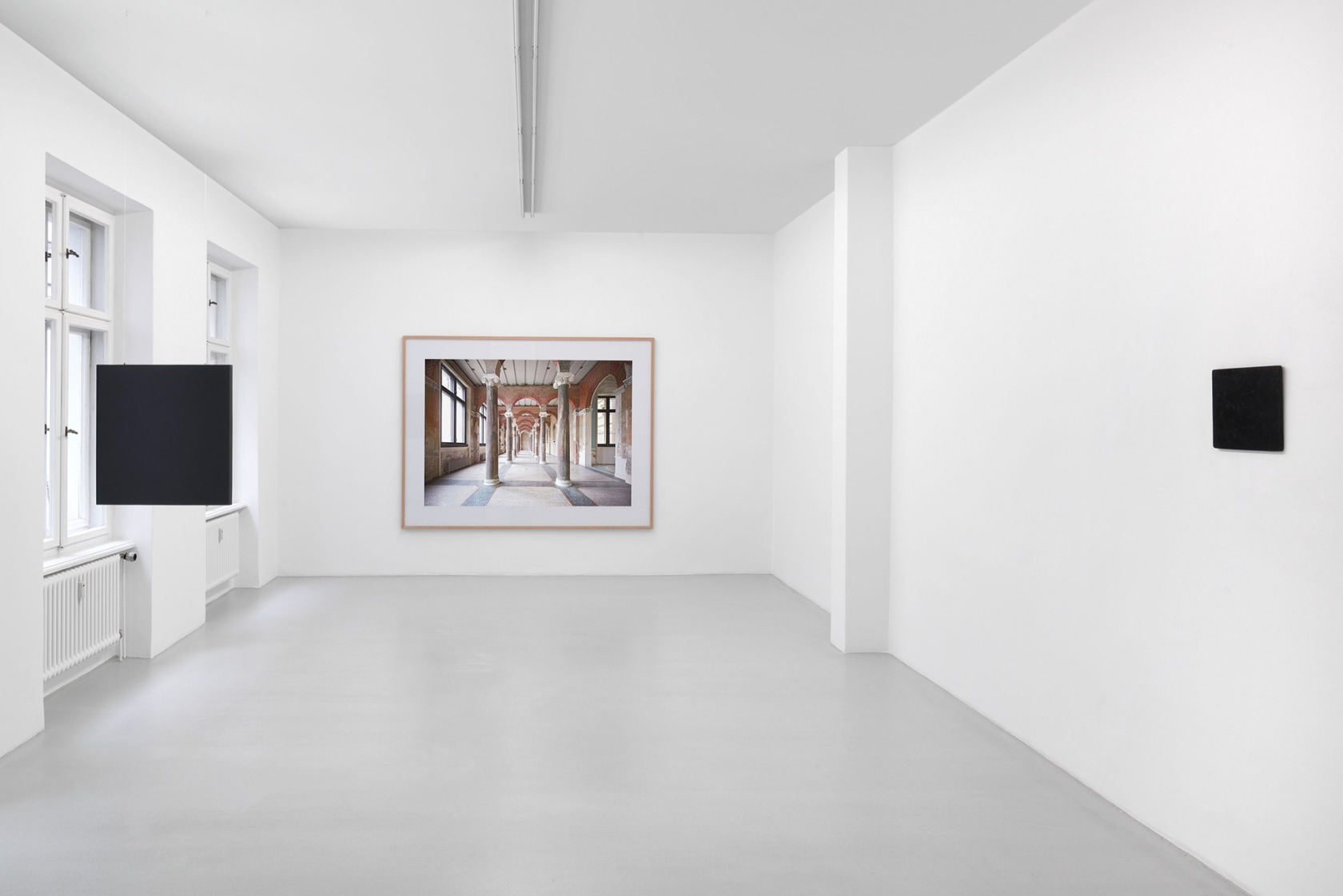 Exhibition view: Candida Höfer, Neues Museum Berlin / Raimer Jochims, Johnen Galerie, Berlin, 2012 Photo © Jens Ziehe