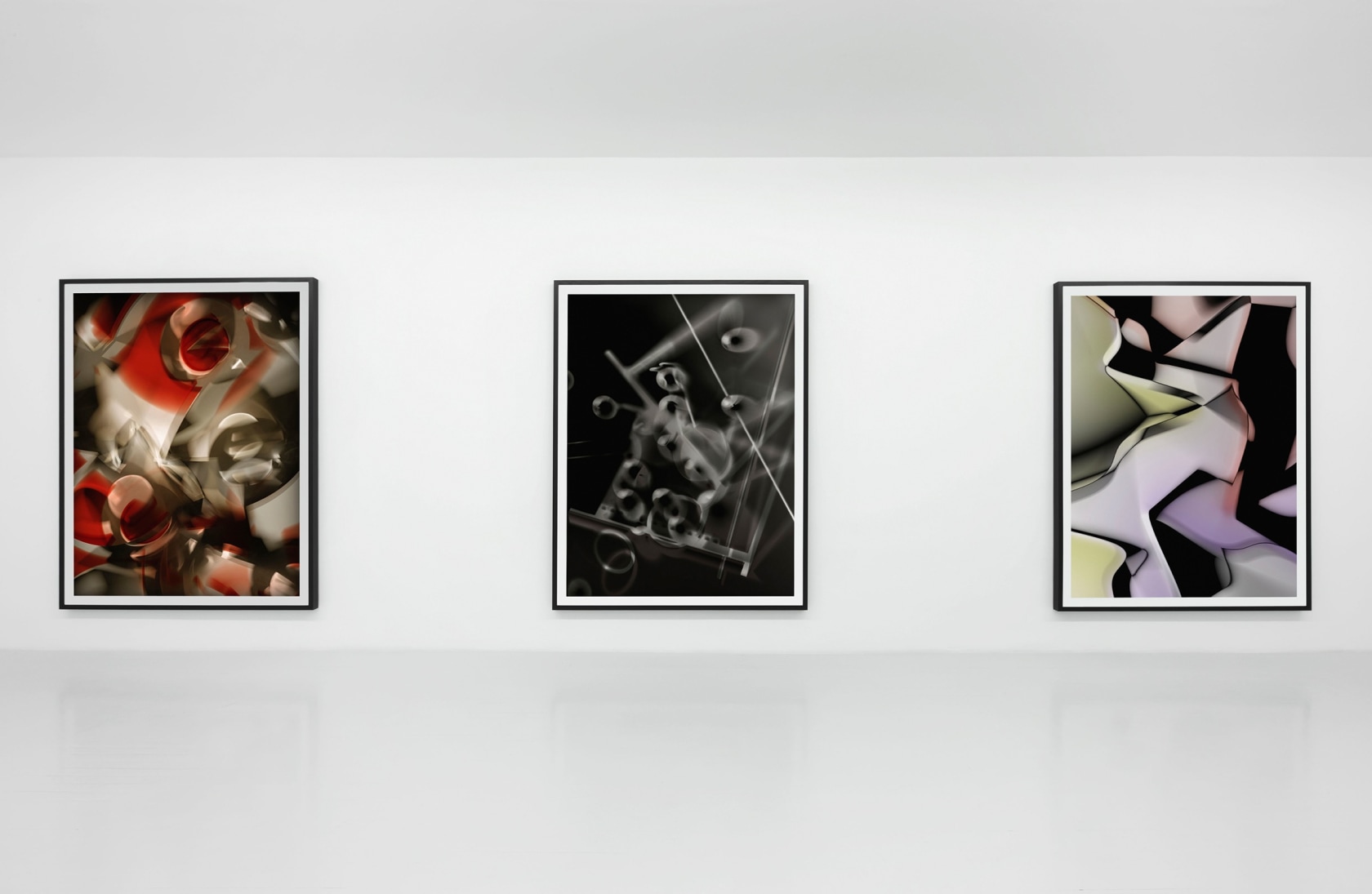 Exhibition view: Thomas Ruff, photograms, Johnen Galerie, Berlin, 2013 Photo © Jens Ziehe