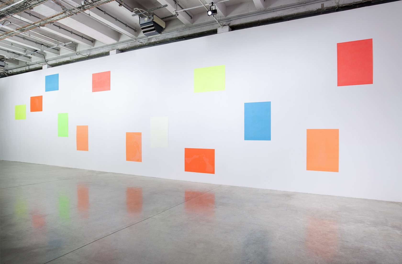 Fade to Black, 2013 Series of silkscreen prints Phosphorescent ink on paper Dimensions variable Photo © Andrea Rossetti