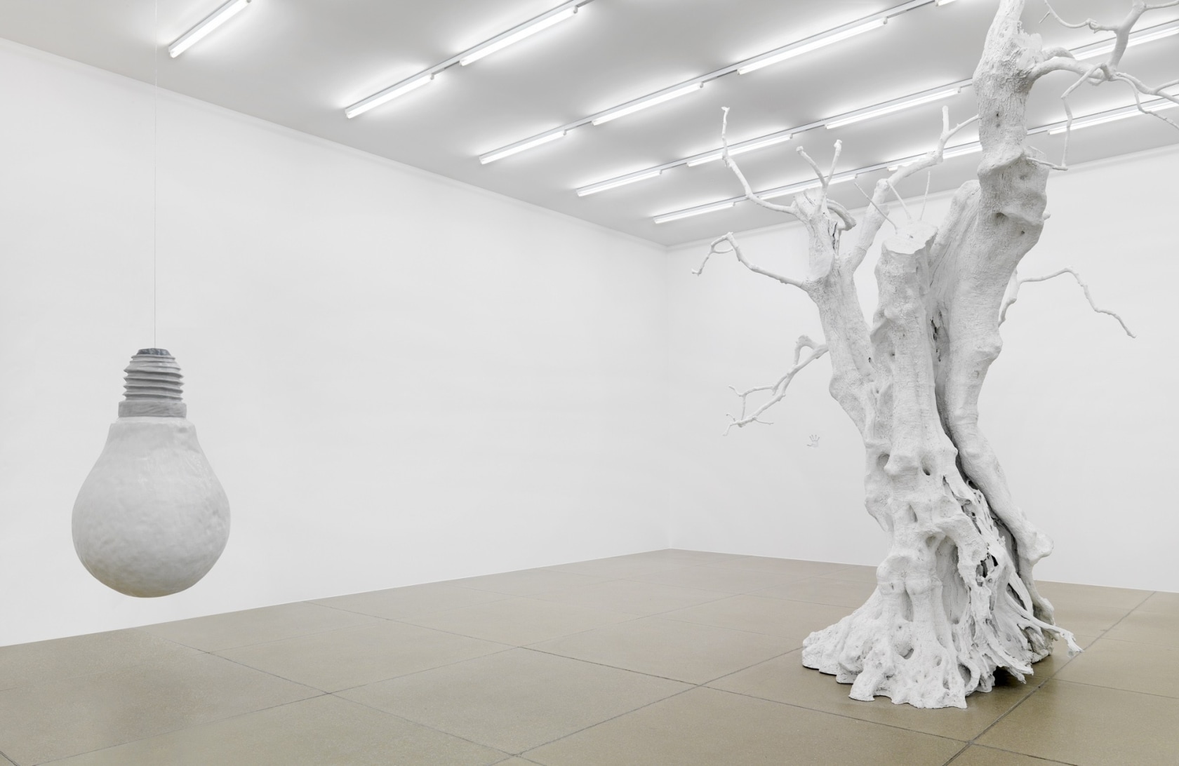 Left: the 23rd hour of the poem, 2005 Wax, pigments 82 cm × 140 cm × 82 cm Right: wisdom?...