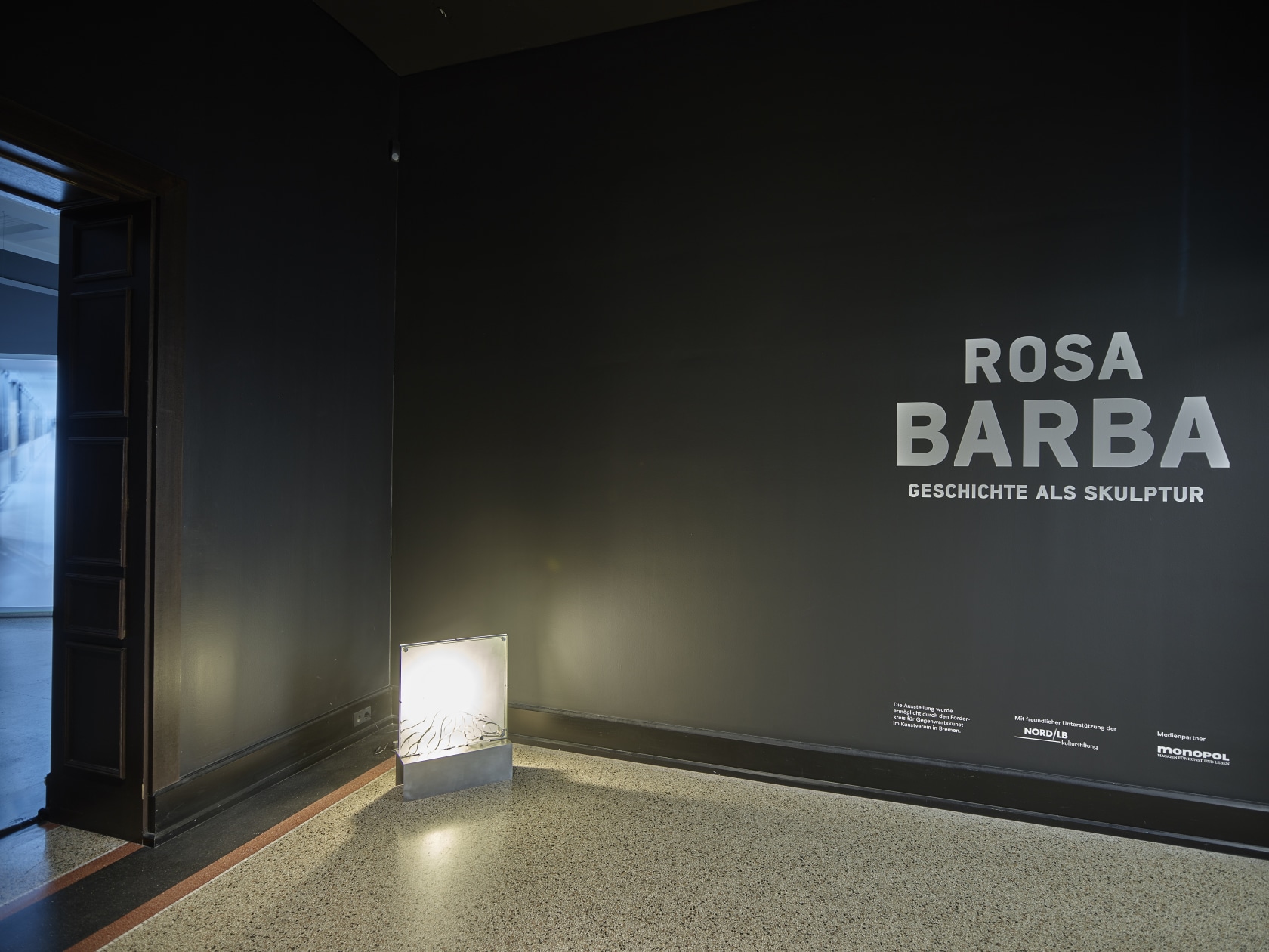 Exhibition view: Geschichte als Skulptur, Kunsthalle Bremen, Bremen, 2018 © VG Bild-Kunst, Bonn, 2020 Photo © Marcus Meyer