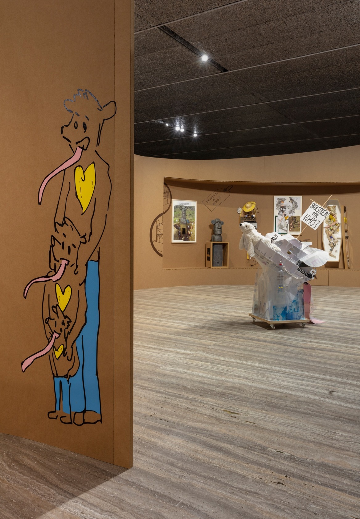 Exhibition view: Who the Bær, Fondazione Prada, Milan, 2021 Photo © Andrea Rossetti