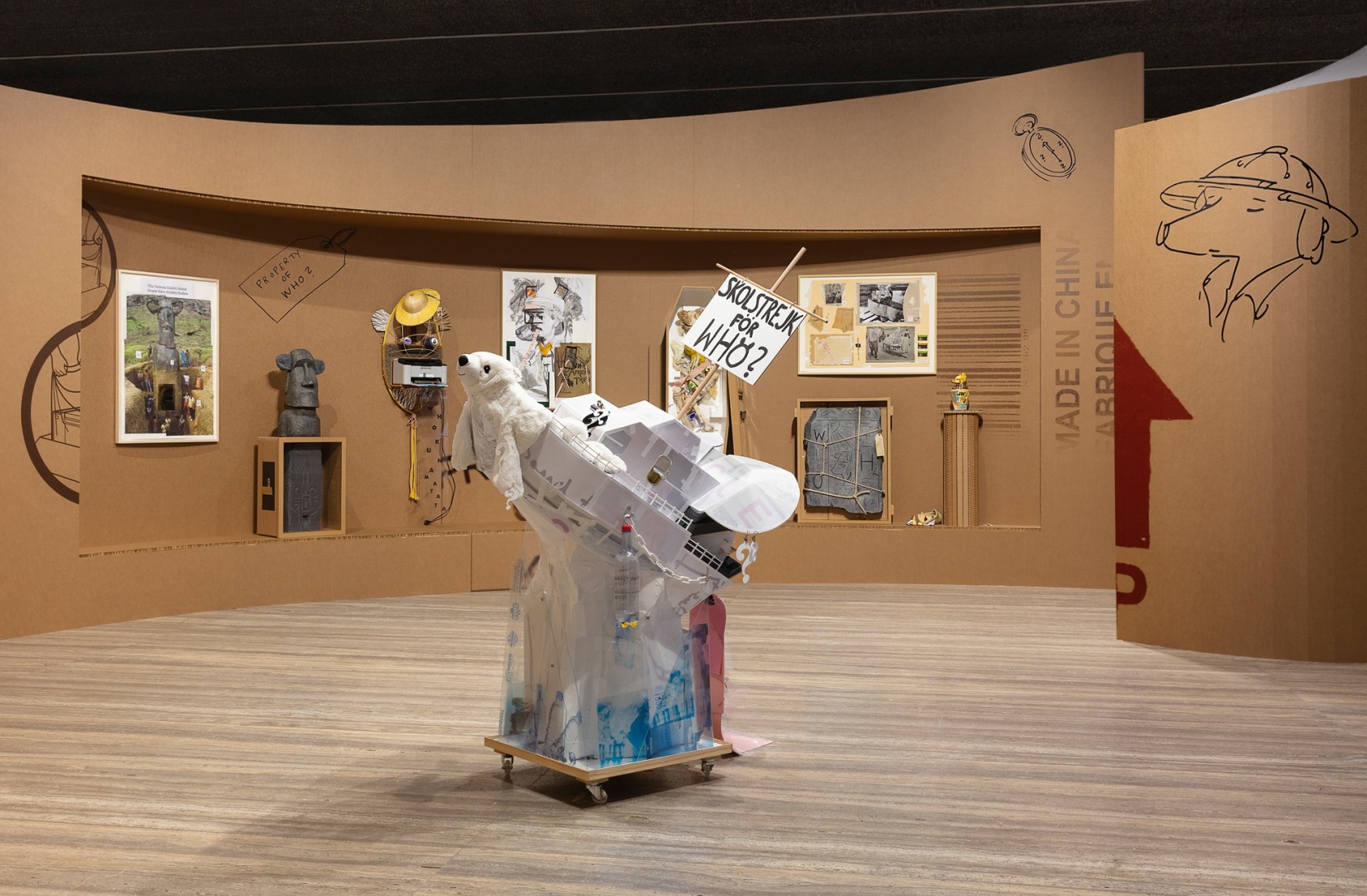 Exhibition view: Who the Bær, Fondazione Prada, Milan, 2021 Photo © Andrea Rossetti