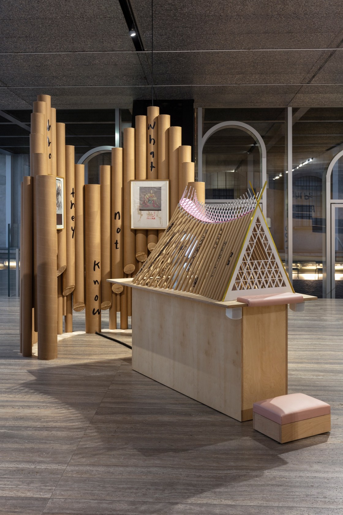 Exhibition view: Who the Bær, Fondazione Prada, Milan, 2021 Photo © Andrea Rossetti