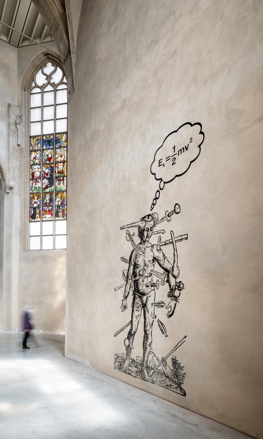 Exhibition view: Liam Gillick, Kinetic Energy of Rigid Bodies, Kunst-Station Sankt Peter, Cologne, 2021 Photo © Christopher Clem Franken