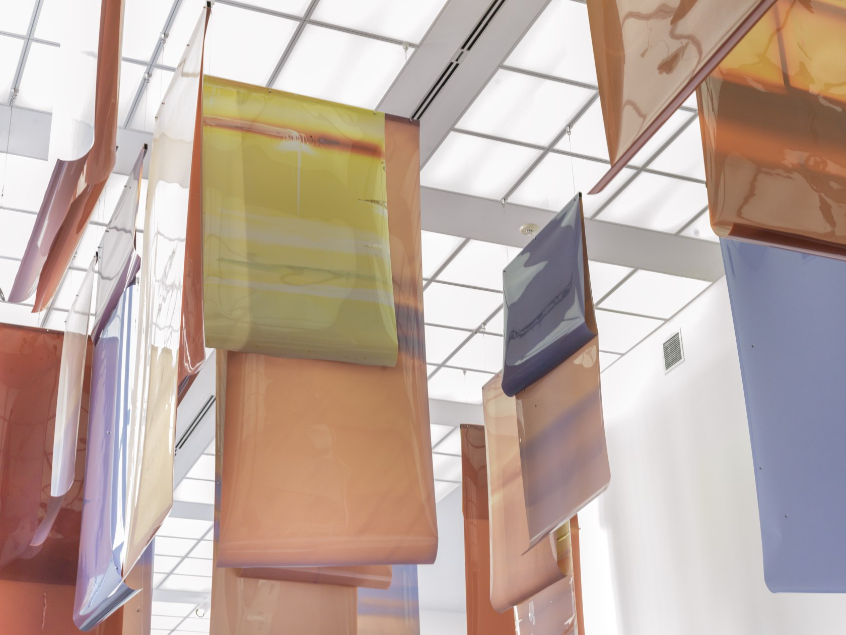 Exhibition view: Atrium Project: Lotus L. Kang, MCA Chicago 2023 - 2024. Photo: Shelby Ragsdale, © MCA Chicago