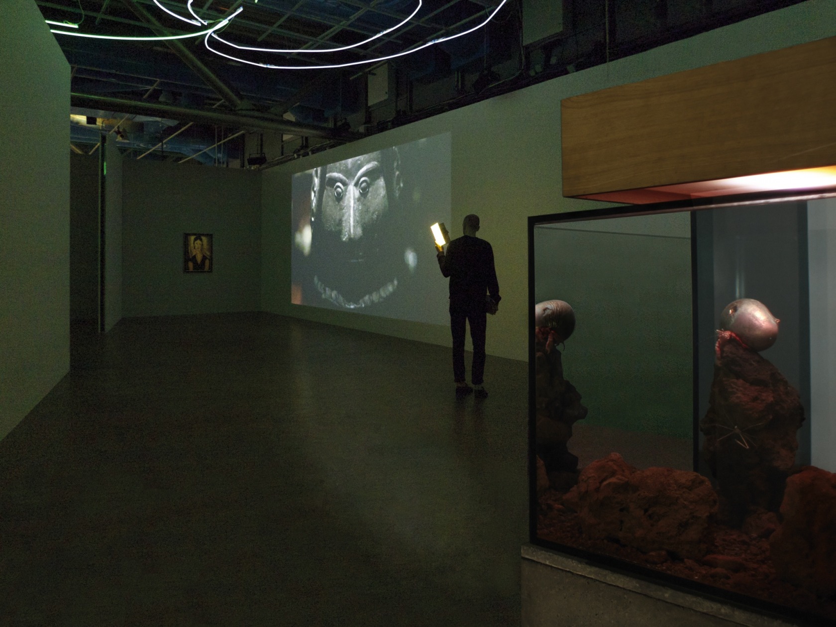 Zoodram 2, 2010 (right) Aquarium, stone, sand, livestock, lighting Each of the Aquarium projects is a heterogeneous collection of subjects...