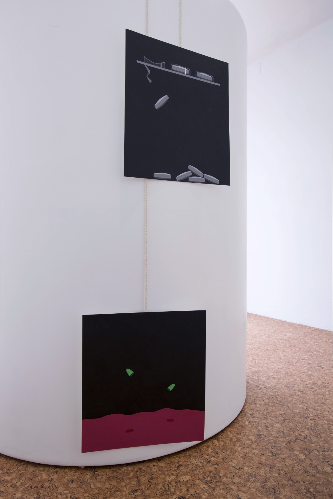 Exhibition view: Labels, Piana Gallery Foundation, Kraków, 2024. Photo © Filip Rybkowski