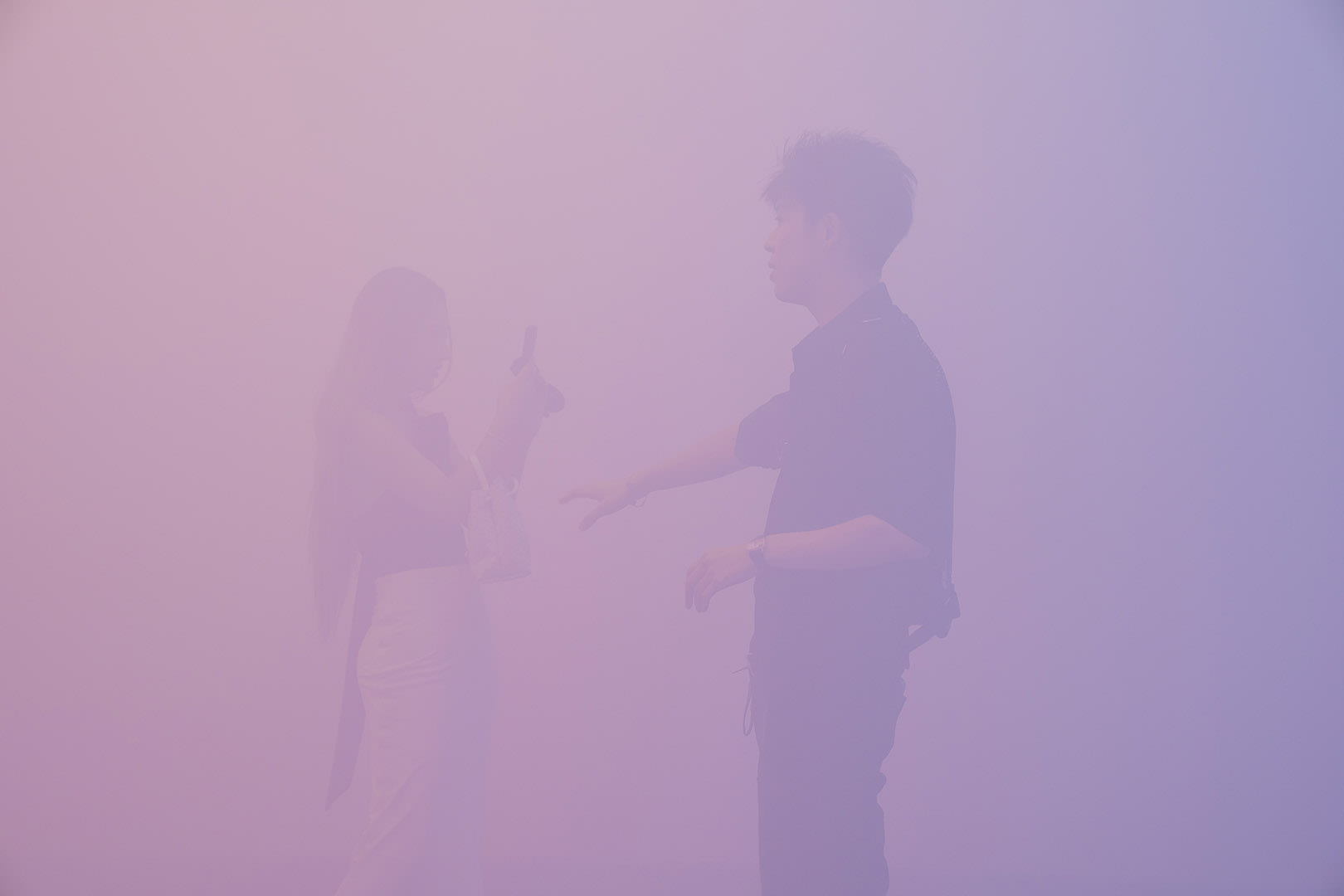 Teaser trailer: Ann Veronica Janssens, pinkyellowblue M WOODS Museum, Beijing 2023