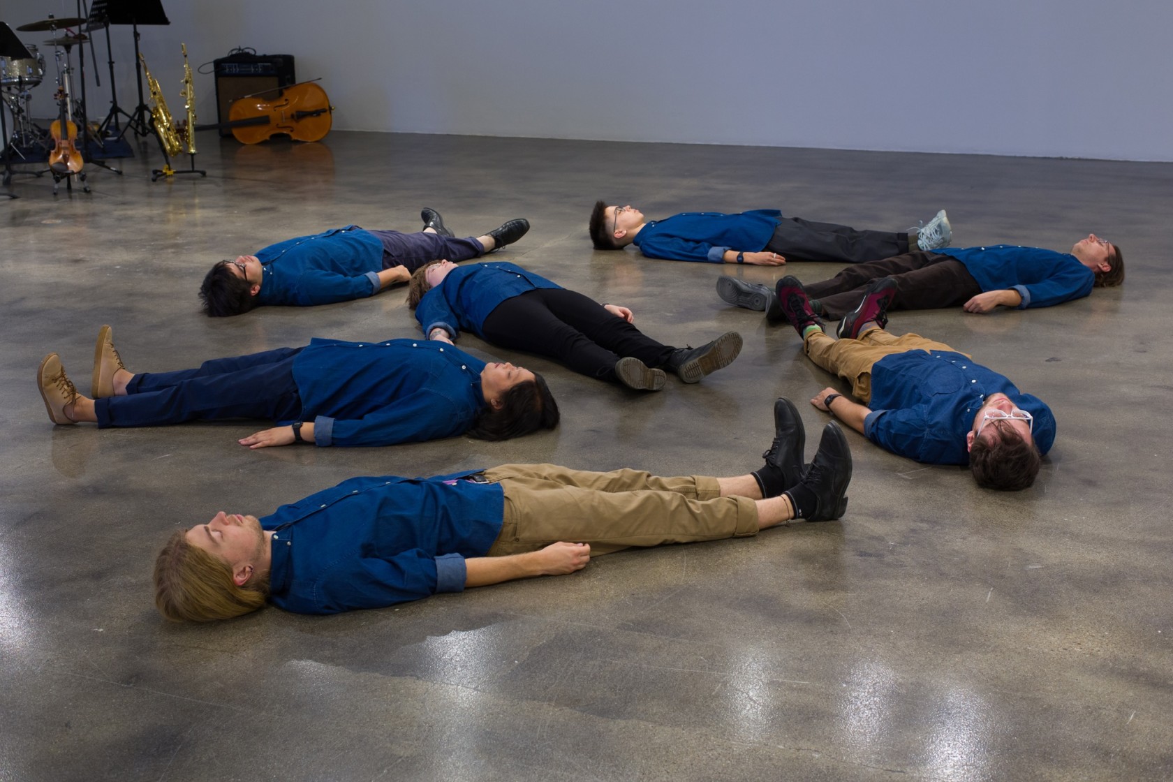 Sora Kim, Breathe, 2017. Exhibition View: Ari Benjamin Meyers: Kunsthalle for Music, Museum of Contemporary Art Santa Barbara, 2019. Courtesy...