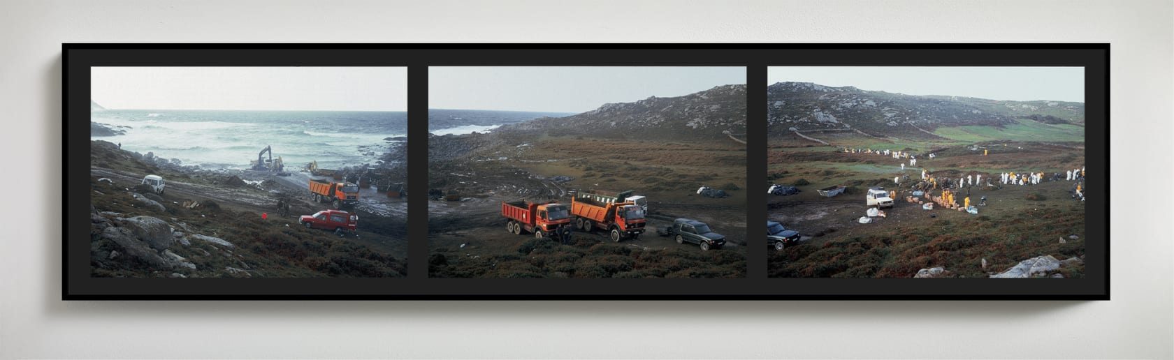 Allan Sekula Percebeiros (shellfishers) working, army preparing (Tourinan, 12/24/02), 2002-2003