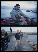 Allan Sekula Fishing for fuel, surveying the damage. (Ria de Pontevedra, 12/19/02), 2002