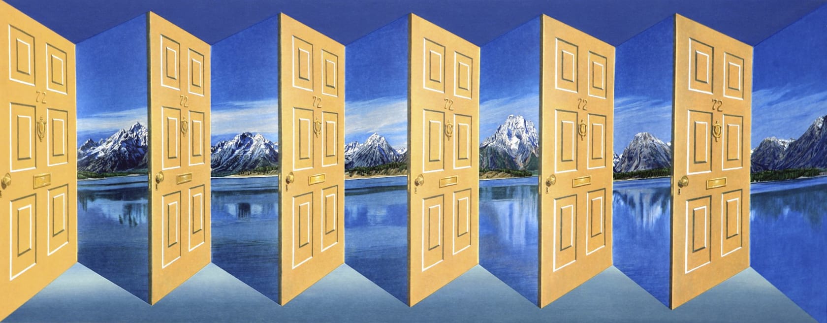 Patrick Hughes Grand Tetons, 2006