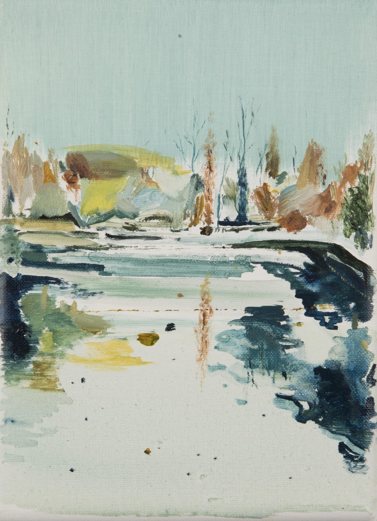 Calum McClure Bathing Pond, Autumn Hampstead Heath , 2017