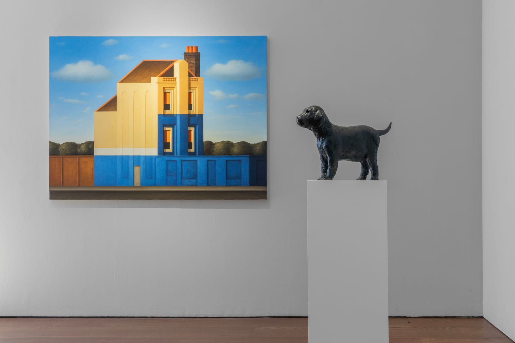 Renny Tait, London Pub - Blue Sky, 1997