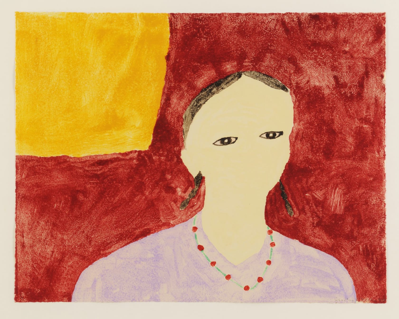 Stephen Chambers, Woman with Necklace IV, 2000