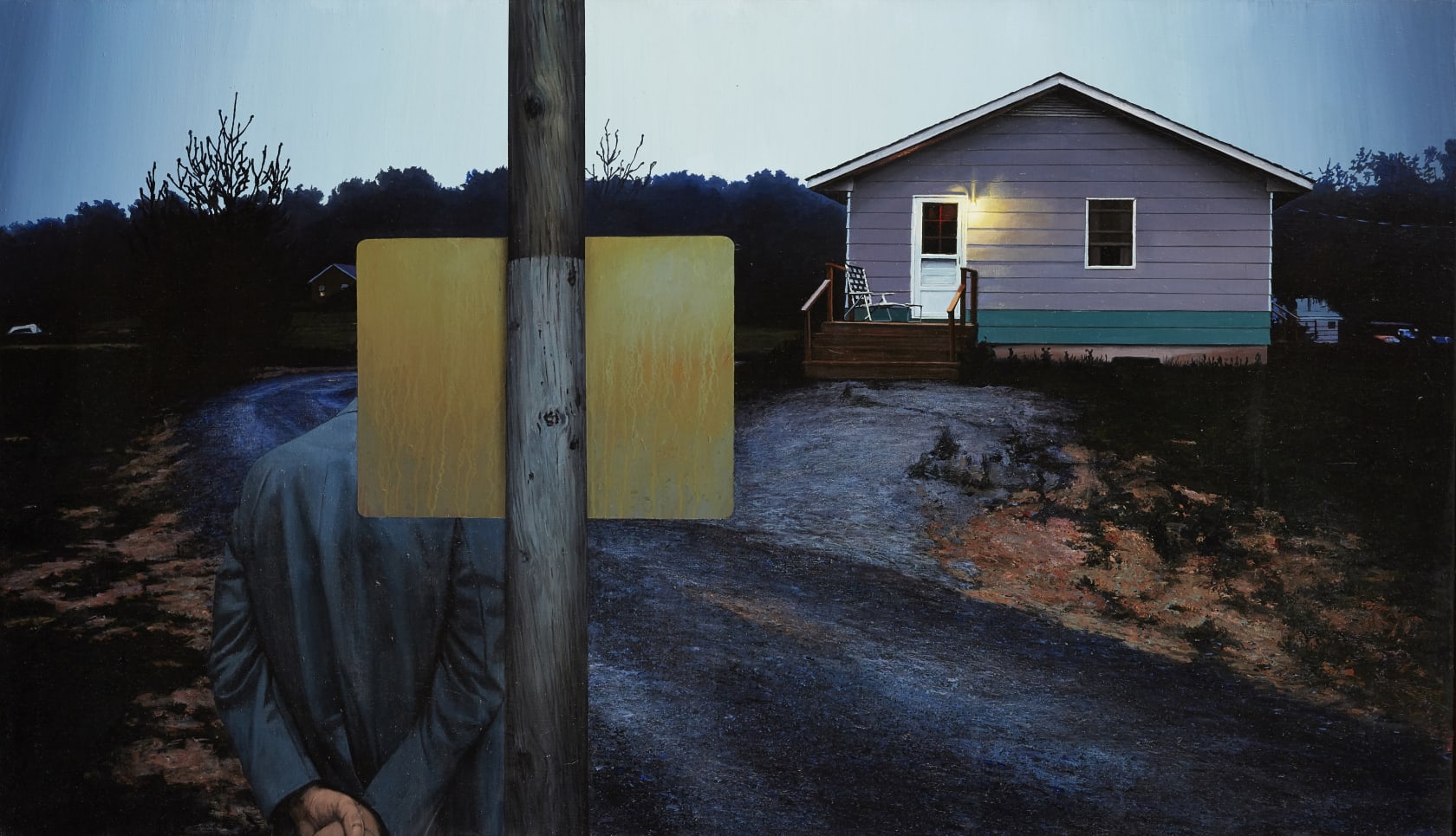 Boyd & Evans Behind the sign, 1988