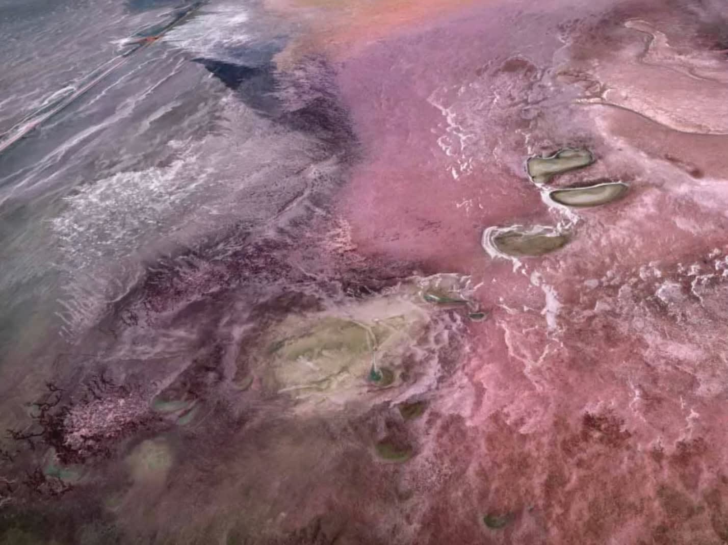 Edward Burtynsky Salt Flats #2, Sua Pan, Botswana, 2019