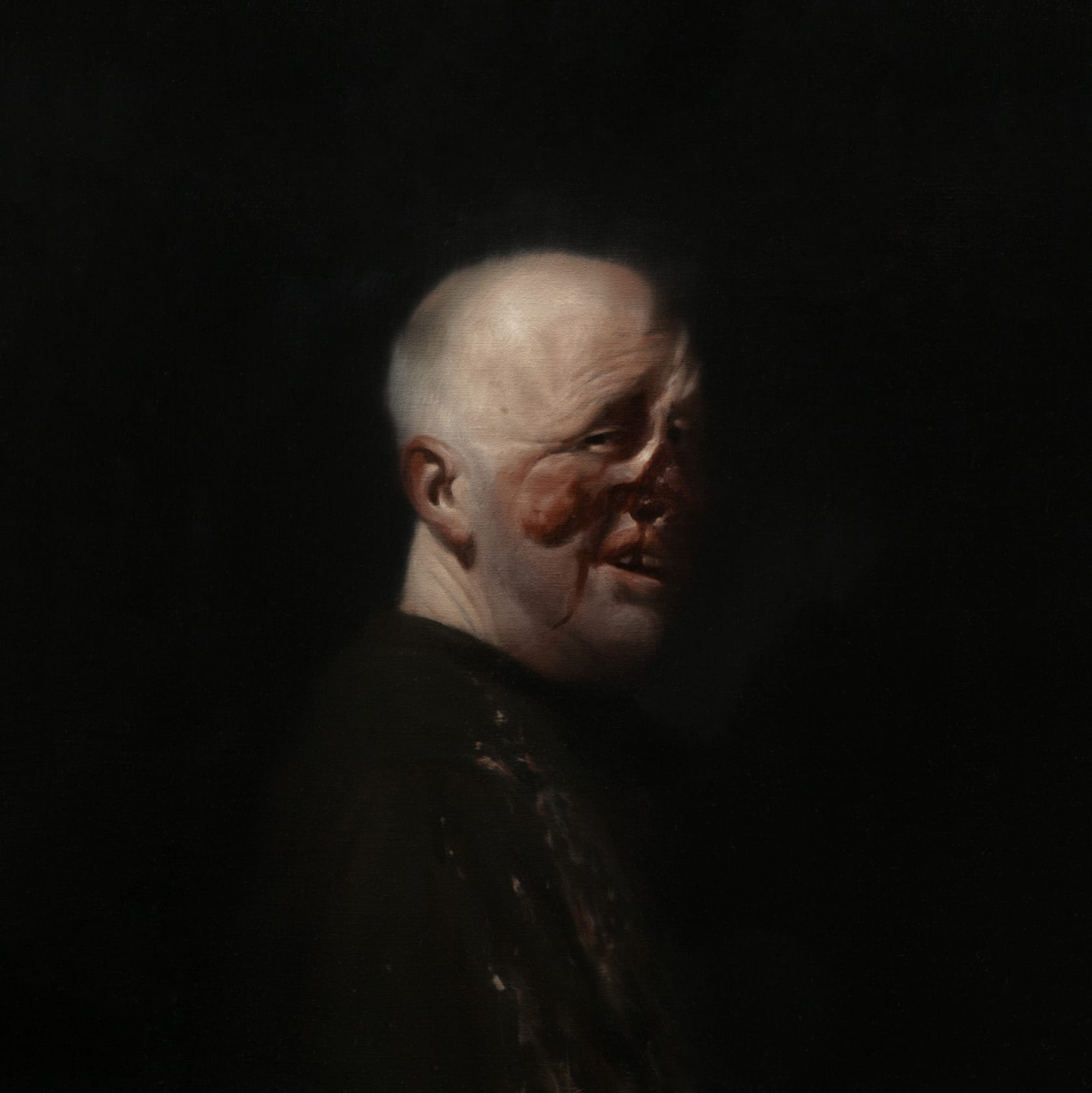 Ken Currie, Self Portrait After Henry Tonks 2, 2013 | Flowers Gallery