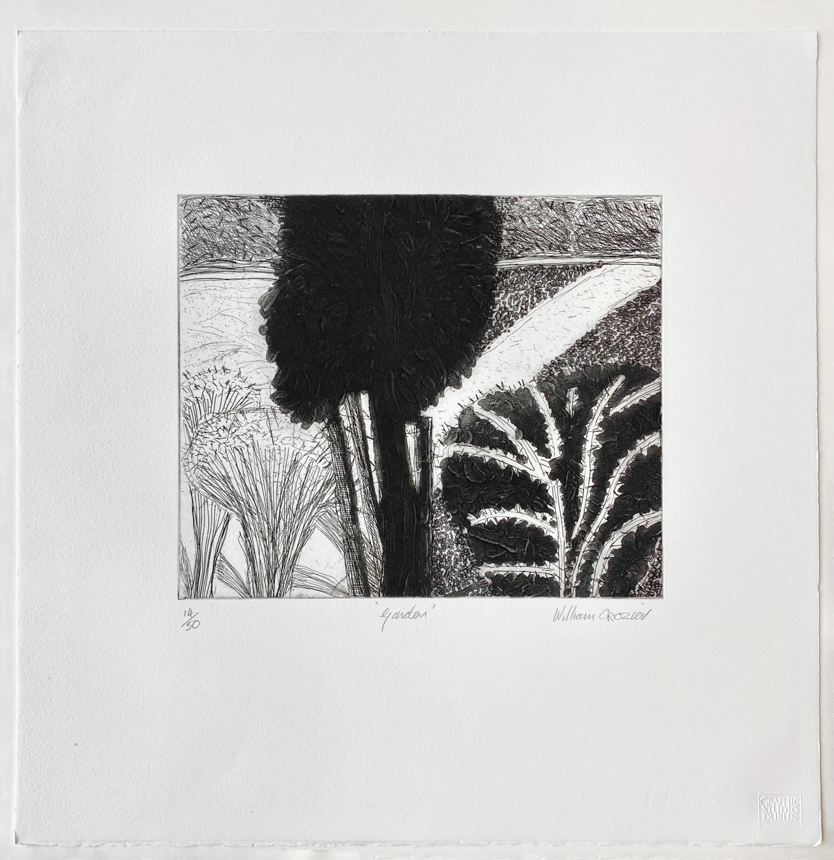 William Crozier, Garden