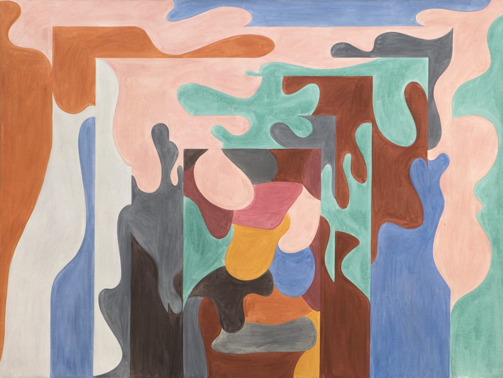 Bernard Cohen, Eve of Paris, 1961