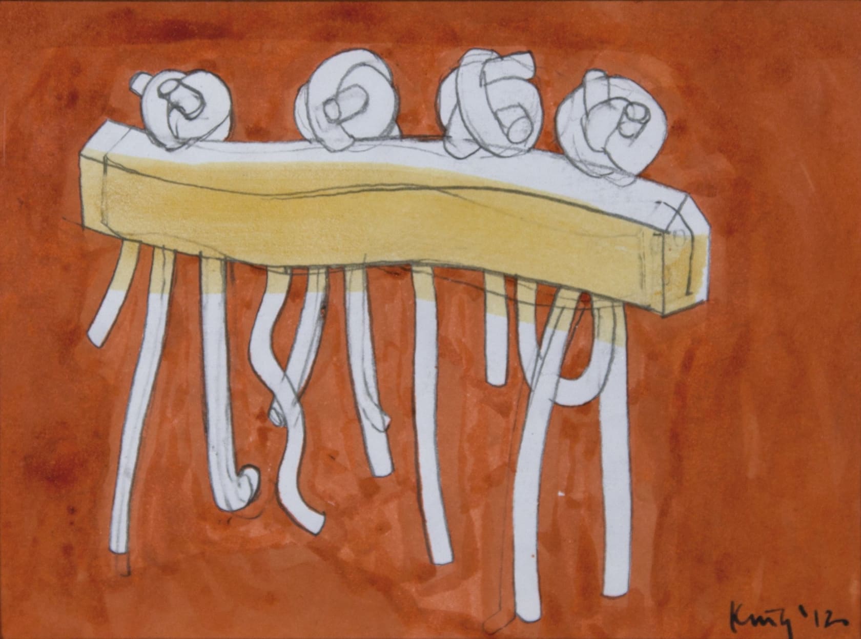 Dave King Notes For a New Sculpture II, 2012