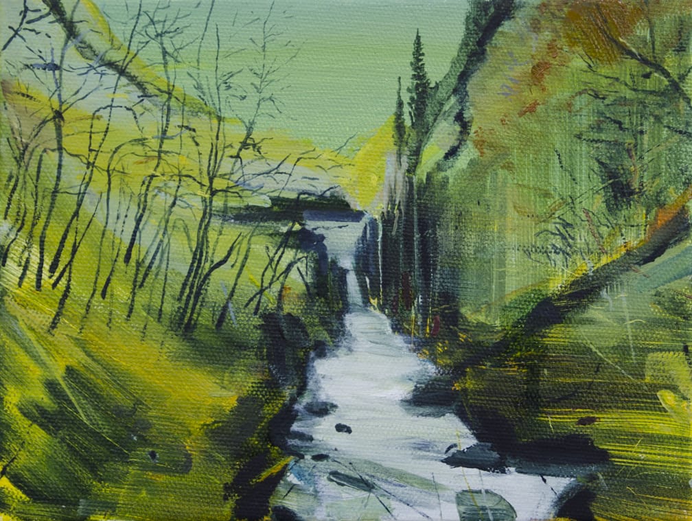 Calum McClure Waterfall at Dusk, 2016