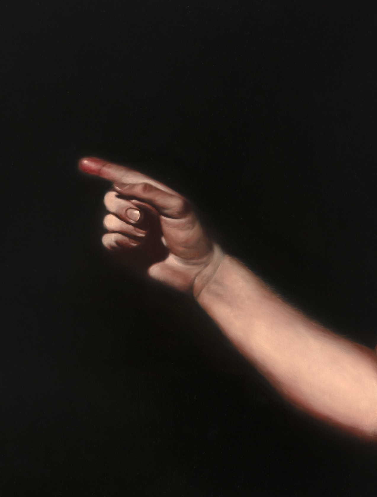 Ken Currie Fingered, 2020