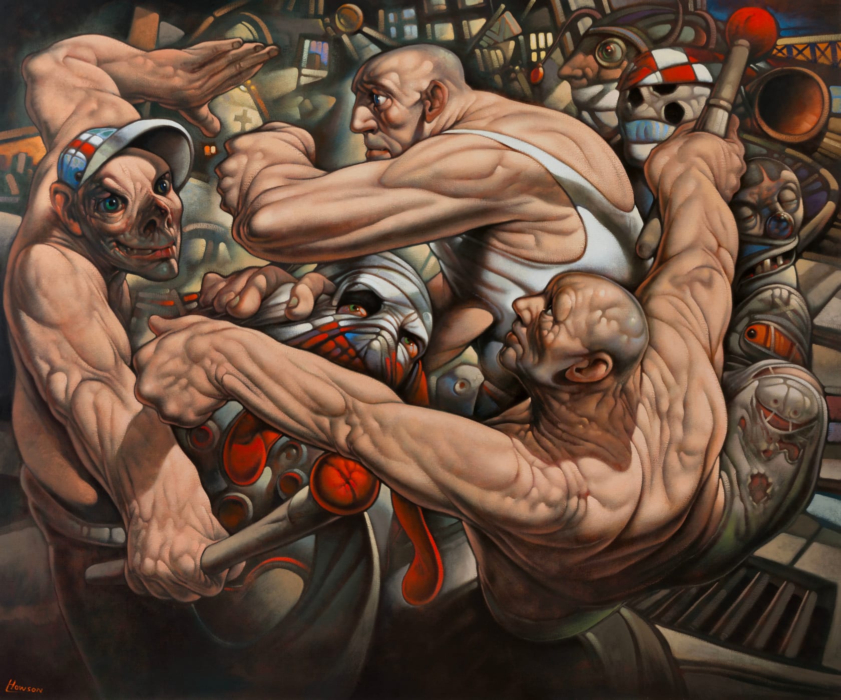 Peter Howson Darkness Visible, 2023