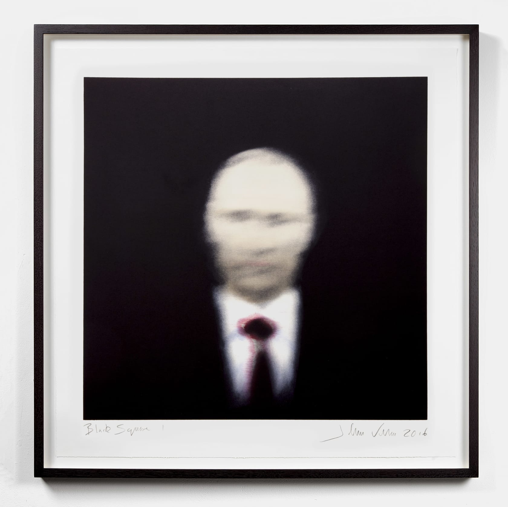 John Keane Black Square 1, 2016