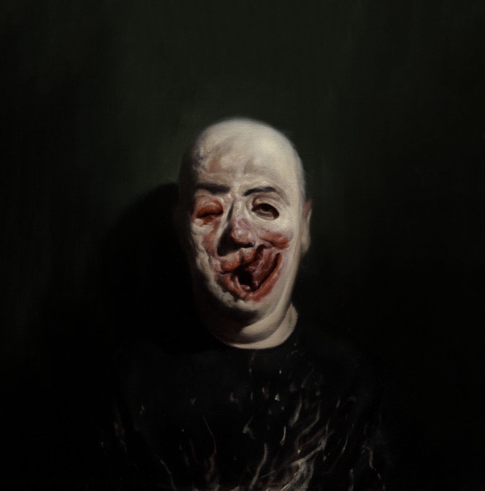 Ken Currie Self Portrait (with Henry Tonks Mask) 1, 2013