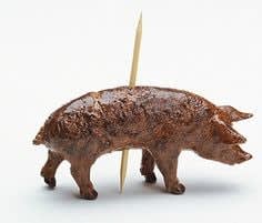 Nancy Fouts, Pig on a stick, 2011