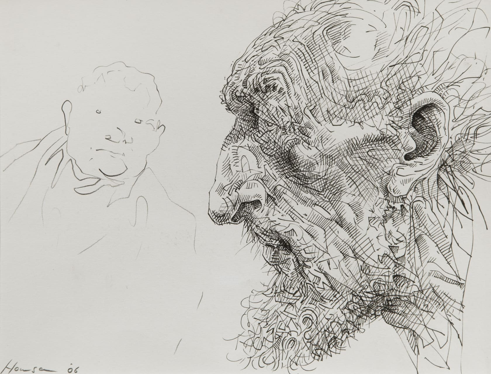 Peter Howson Tilting At Windmills, 2006