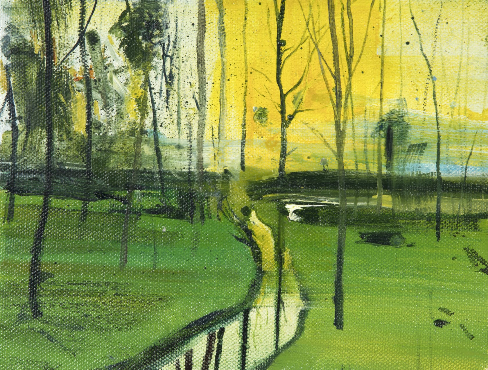 Calum McClure Copse and Stream, 2016