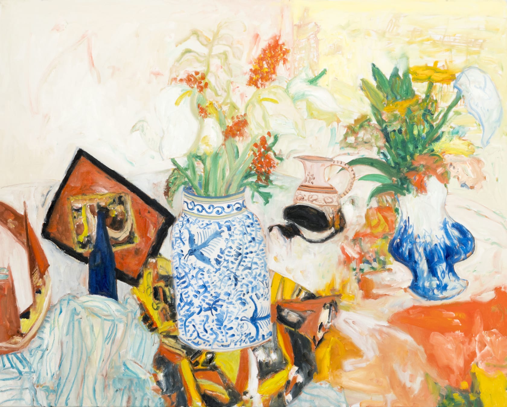 John Bellany Still Life With Mexican Vase, 1996