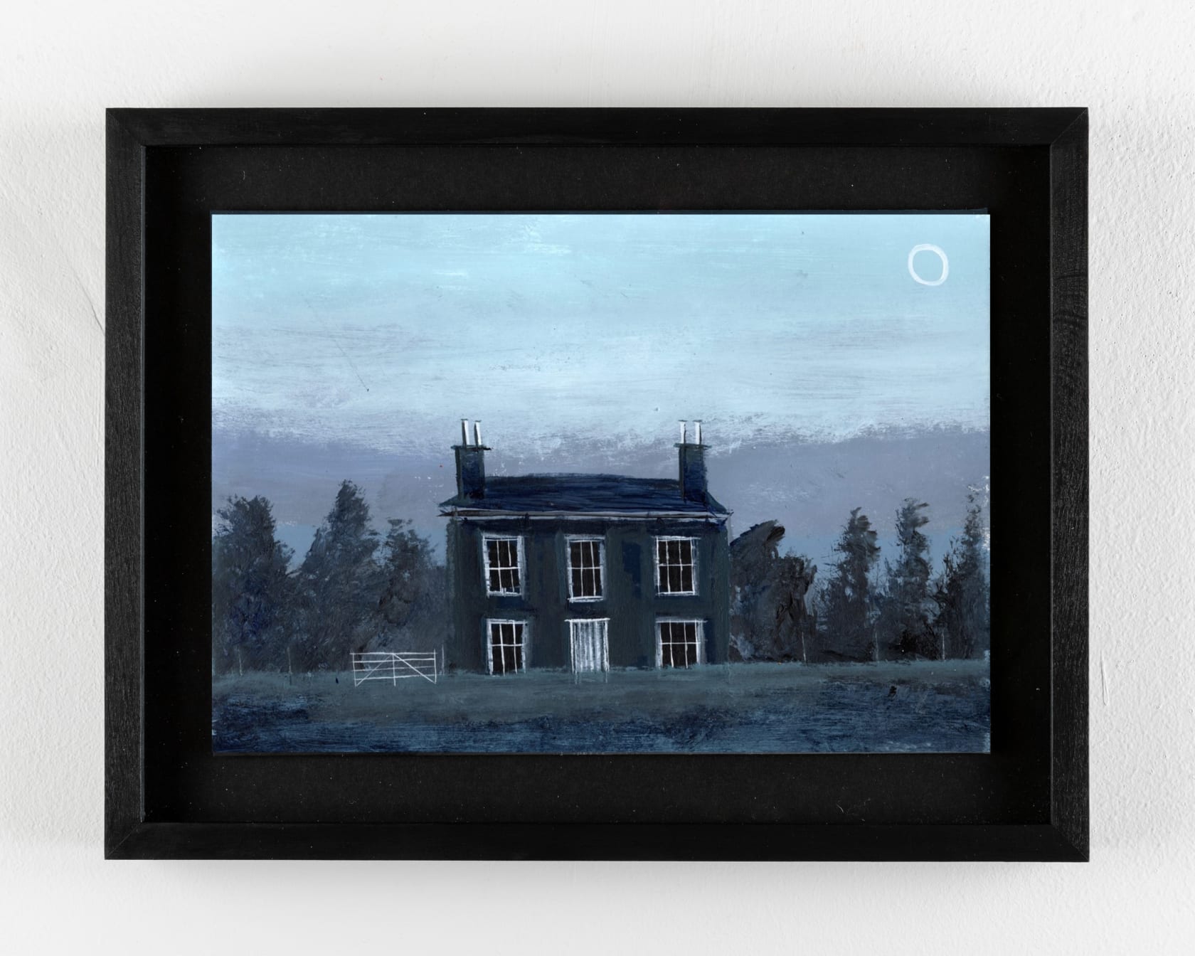 Christopher Gee House with a white fence, 2021