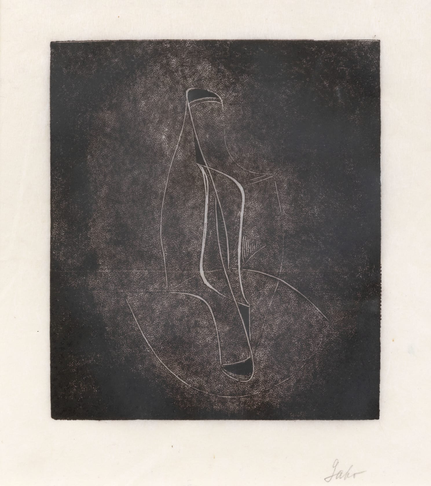 Naum Gabo Opus Four 'The Lyrebird', 1950
