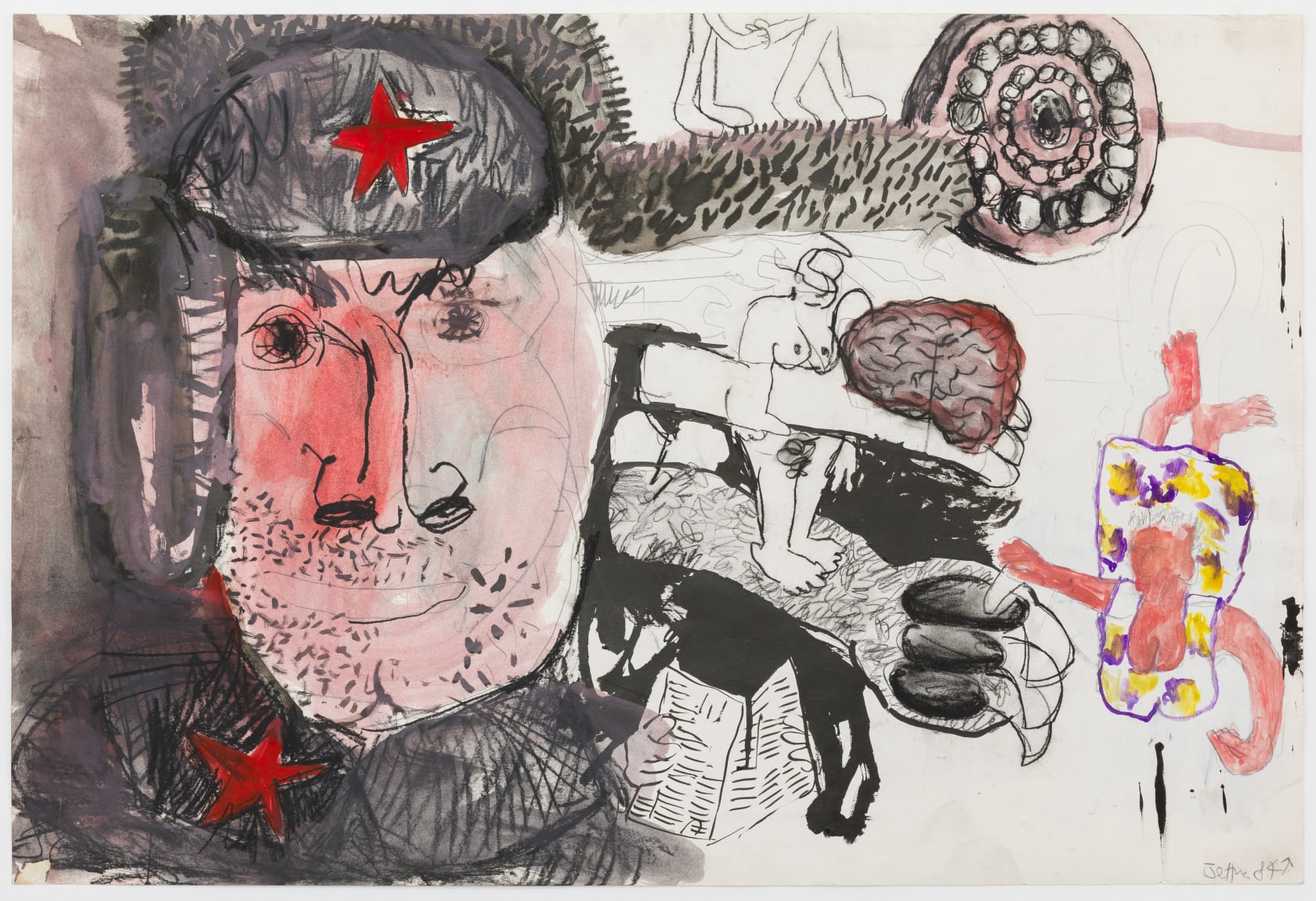 Neil Jeffries Self Portrait, 1984