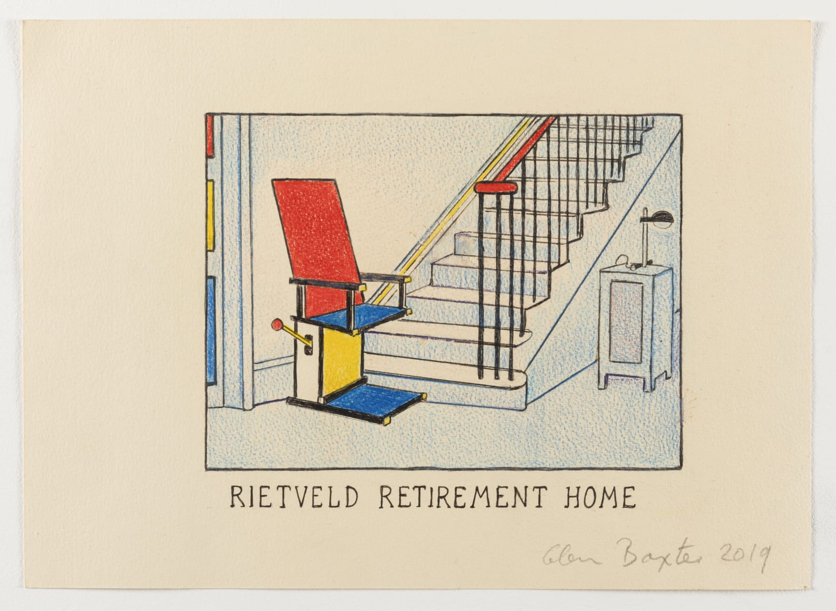 Glen Baxter, RIetveld Retirement Home, 2019