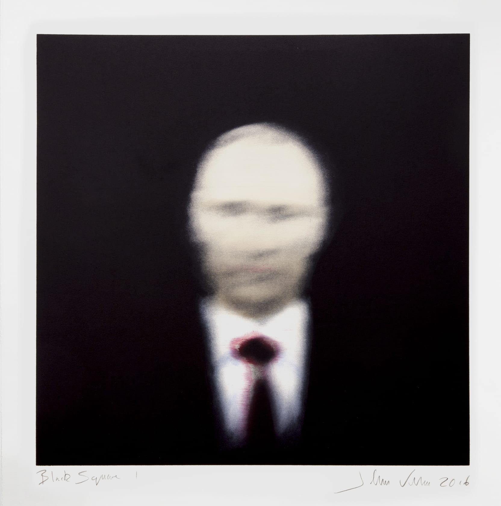 John Keane Black Square 1, 2016