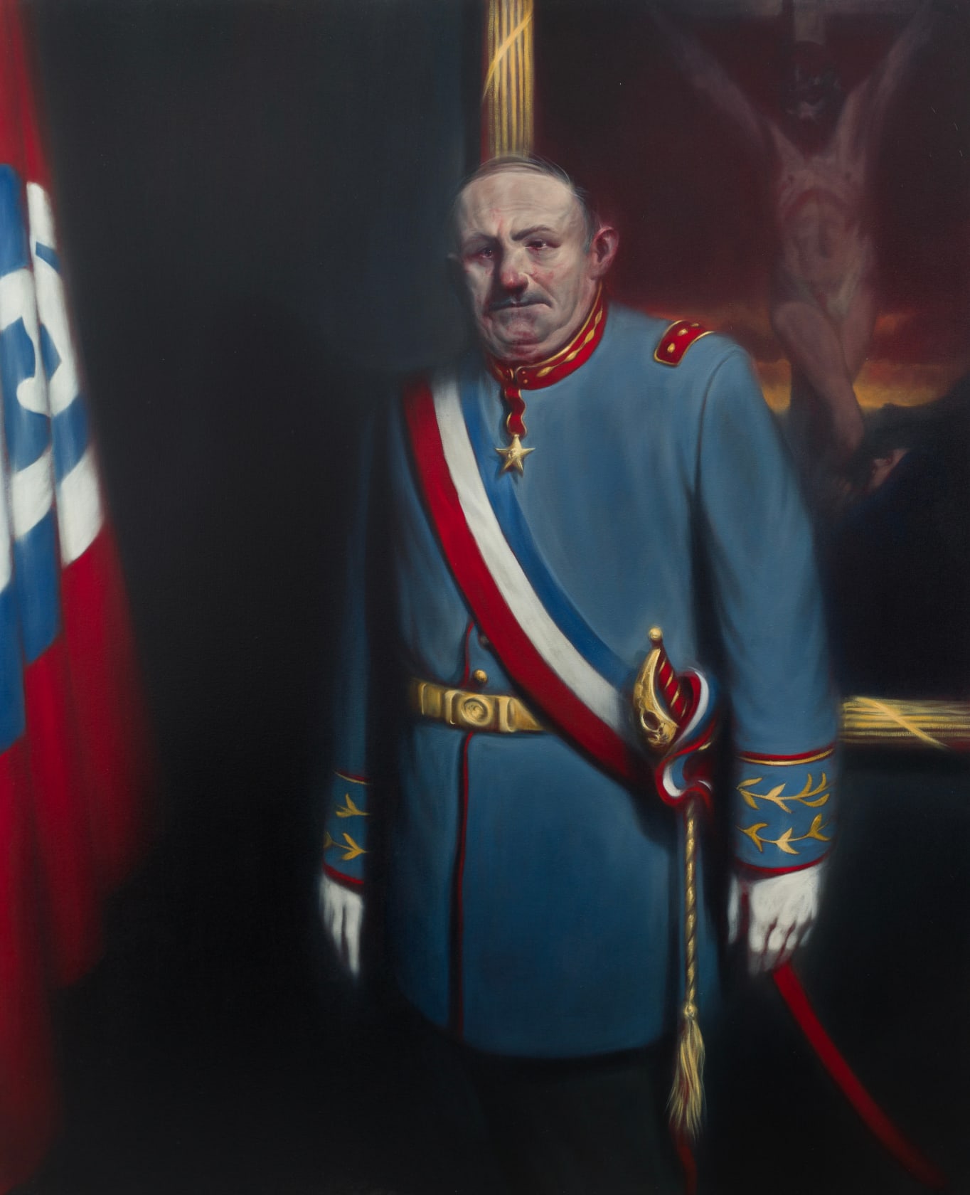 Ken Currie, Uniformed Man, Standing, 2008