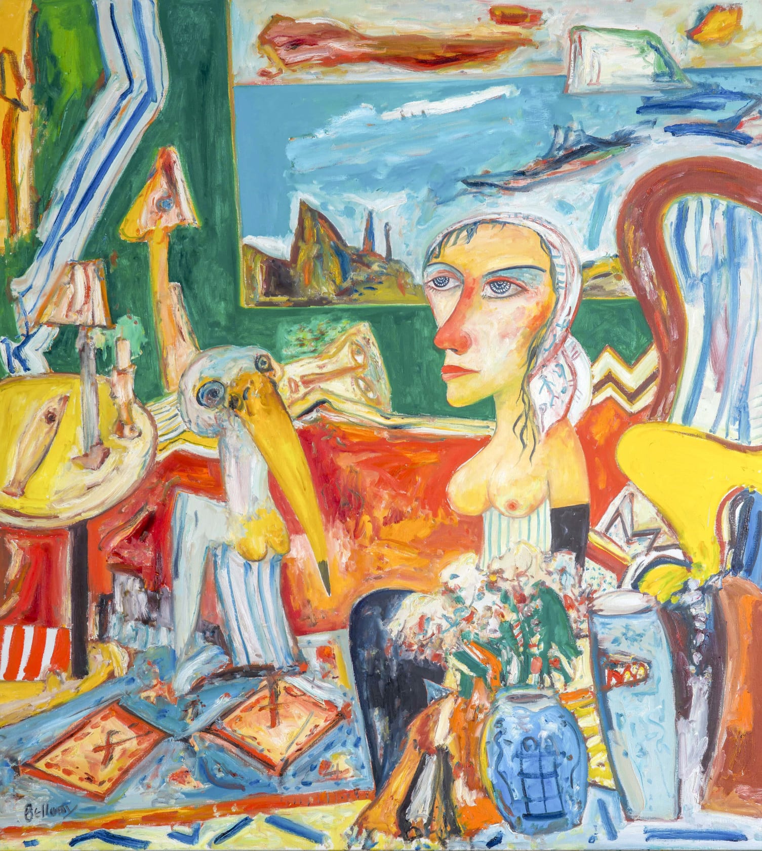 John Bellany Edinburgh Sunrise, 1996