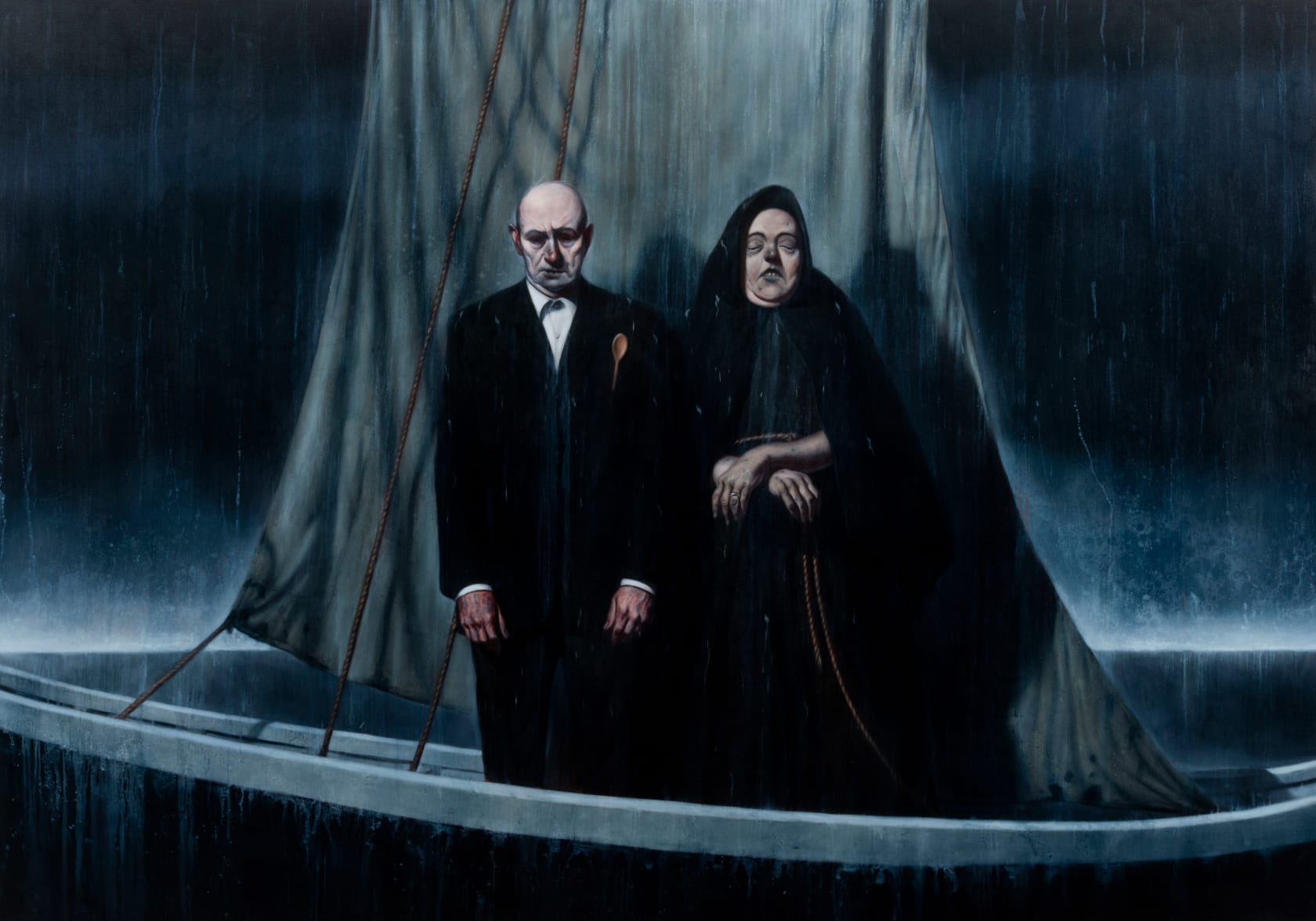 Ken Currie The Crossing I, 2023