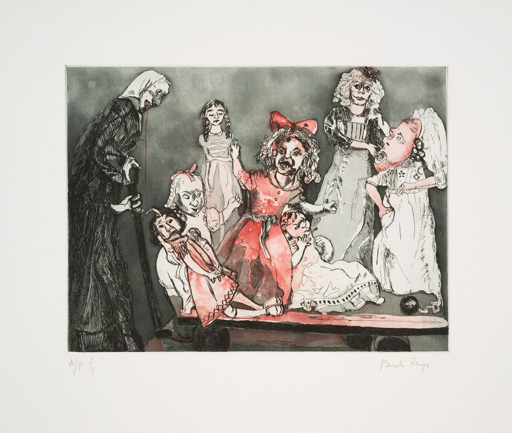 Paula Rego Death Goes Shopping, 2009-10